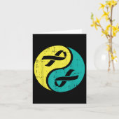 Carte Prévention du suicide Ttp Sensibilisation Yin Yang (Fleur jaune)