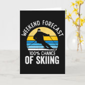 Carte Prévisions de week-end 100% de chances de ski Sole (Fleur jaune)