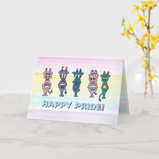 Carte Pride (Fleur jaune)