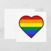 Carte PRIDE HEART (Devant / Derrière)