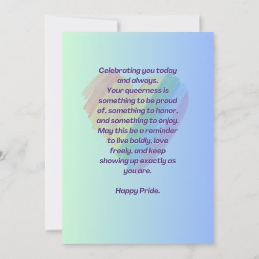 Carte Pride Is Not a Phase (Dos)