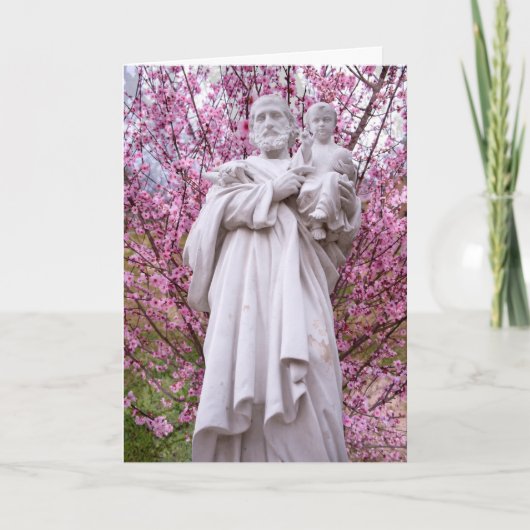 Carte Prière à St Joseph (prière plus de 1900 années) (Devant)