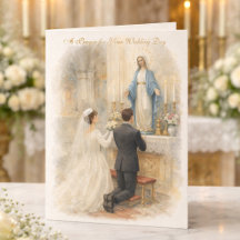 Prière catholique du jour de mariage Notre-Dame de