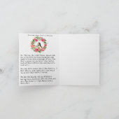 Carte Prière catholique Sainte-Thérèse Novena (Intérieur)