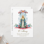 Carte Prière contre Pestilence Corona Virus Covid-19 (Devant/Arrière en situation)