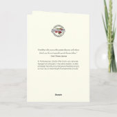 Carte Prière d'amitié religieuse Béni Marie et Jésus (Dos)