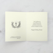 Carte Prière d'anniversaire Eucharistie Prière latine po (Intérieur)