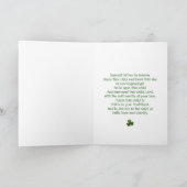 Carte Prière de bénédiction du jour de premier St (Intérieur)