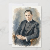 Carte Prière de canonisation de Fulton Sheen (Devant)