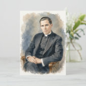 Carte Prière de canonisation de Fulton Sheen (Debout devant)
