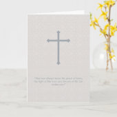 Carte Prière de communion (Fleur jaune)