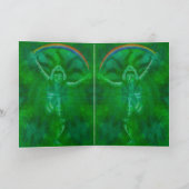Carte prière de danse arc-en-ciel ... (Intérieur)