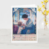 Carte Prière de l'enfant, Jessie Willcox Smith (Fleur jaune)