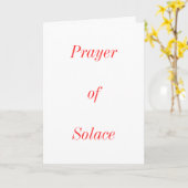 Carte Prière de Solace (Fleur jaune)