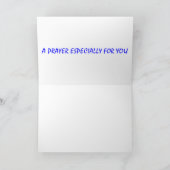 Carte Prière de tuyau pour vous (Intérieur)