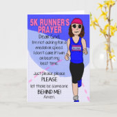 Carte Prière du coureur (Fleur jaune)