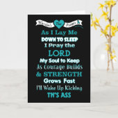 Carte Prière du guerrier...TN (Fleur jaune)