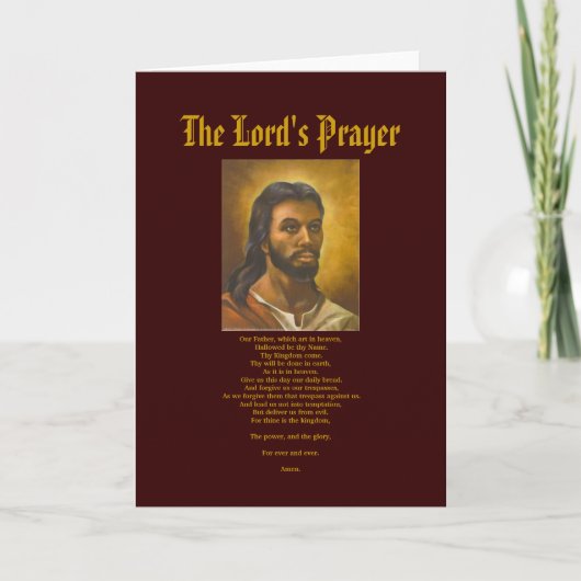 Carte Prière du Seigneur (Devant)
