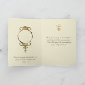 Carte Prière Fiançailles de l'anniversaire du Mariage ca (Intérieur)