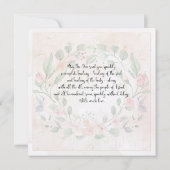 Carte Prière hébraïque pour la guérison des malades (Dos)