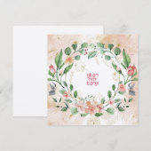 Carte Prière hébraïque pour la guérison des malades blan (Devant / Derrière)