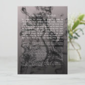 Carte Prière Hebrew Al ha-Nisim Hanoukka (Debout devant)