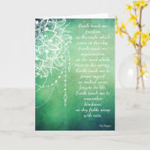 Carte Prière indienne pour la Terre (Fleur jaune)