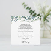 Carte Prière le jour de votre mariage (Debout devant)