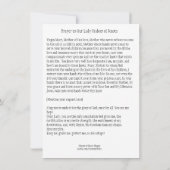 Carte Prière Notre-Dame Sache Vierge Marie (Dos)