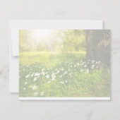 Carte Prière pour la direction de Dieu, scène de printem (Dos)