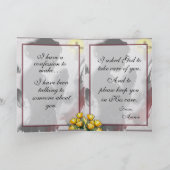 Carte Prière pour vos encouragements (Intérieur)