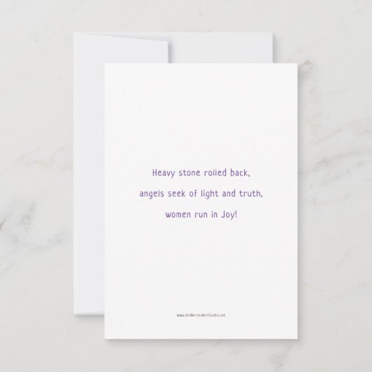 Carte Prière Résurrection (Dos)