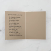 Carte Prière Saint Michel l'Archange (Intérieur)