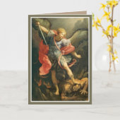 Carte Prière Saint Michel l'Archange (Fleur jaune)