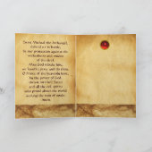 Carte Prière Saint Michel l'Archange (Intérieur)