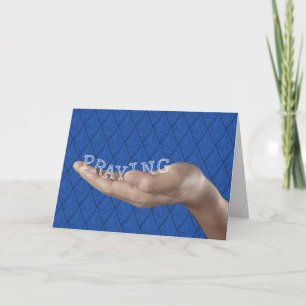 Carte PRIÈRE, soutien et encouragement religieux
