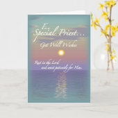 Carte Priest de bien vouloir (Fleur jaune)