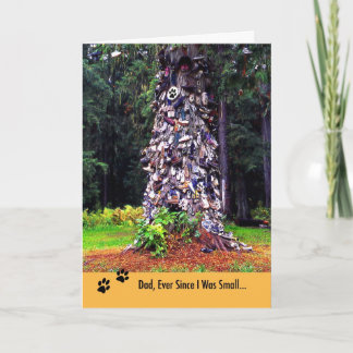 Carte Priest River Chaussure Tree, Papa, Anniversaire