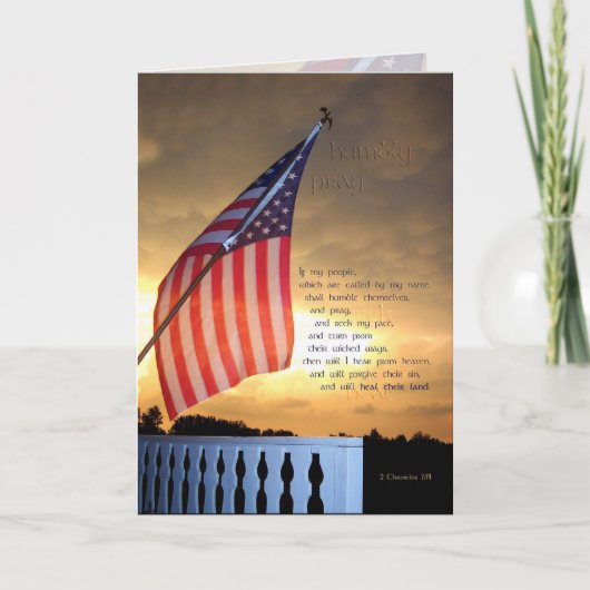 Carte Priez humblement (Devant)