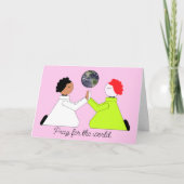 Carte Priez pour le monde : Vide (Devant)