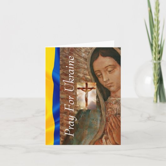 Carte Priez Pour L'Ukraine (Devant)