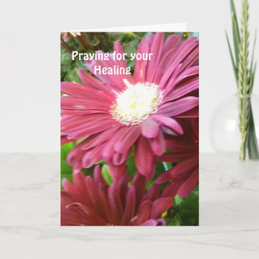 Carte Priez pour votre guérison (Devant)