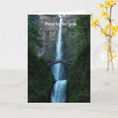 Carte Priez pour vous (Fleur jaune)