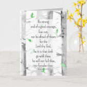 Carte Priez Pour Vous Encouragement Religieux Aspen Tree (Fleur jaune)