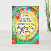 Carte "Priez pour vous" Inspiritisme (Devant)