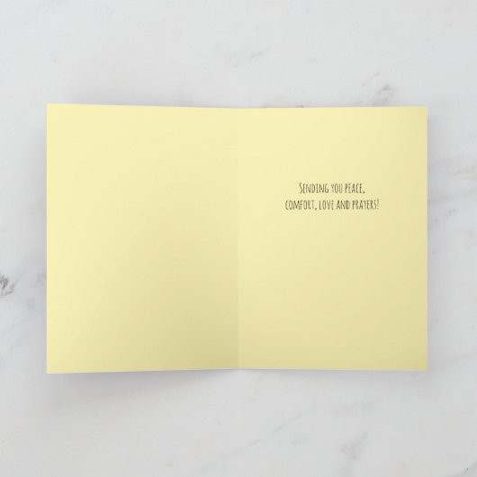 Carte "Priez pour vous" Inspiritisme (Intérieur)