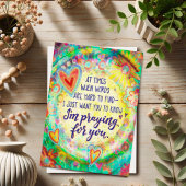 Carte "Priez pour vous" Inspiritisme