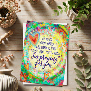 Carte "Priez pour vous" Inspiritisme