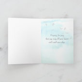 Carte Priez Pour Vous Psaumes Bible Verse Ocean Beach (Intérieur)