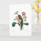 Carte Primevère (Fleur jaune)